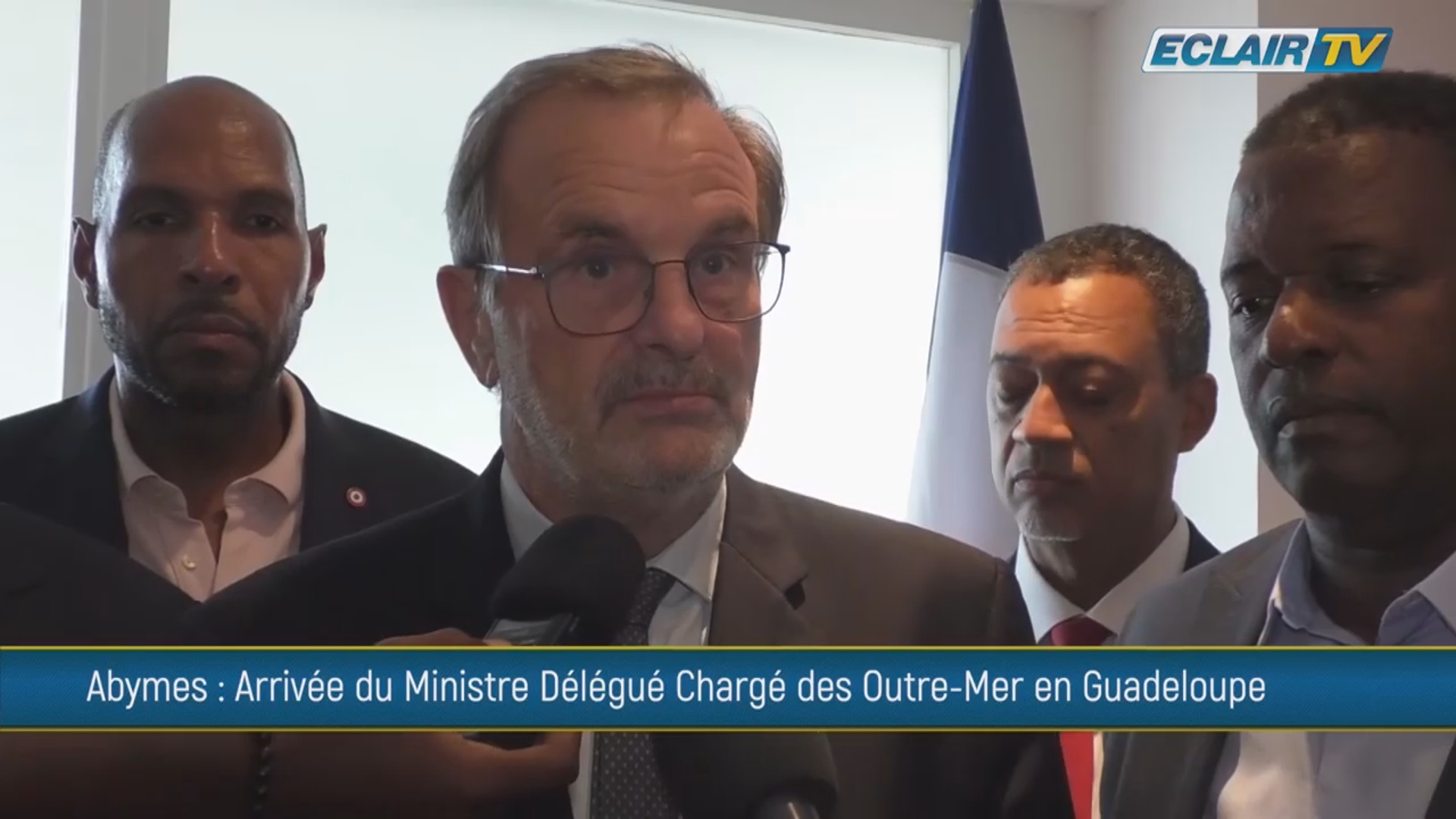 Guadeloupe. Tempête FIONA. Visite Du Ministre Chargé des Outre mer Jean François CARENCO