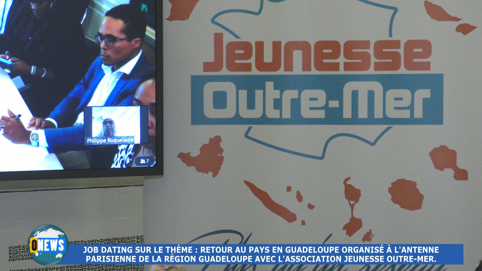 [Vidéo] Hexagone. Job daiting sur le thème retour pays Guadeloupe organisé par l Association Jeunesse Outre mer à Paris