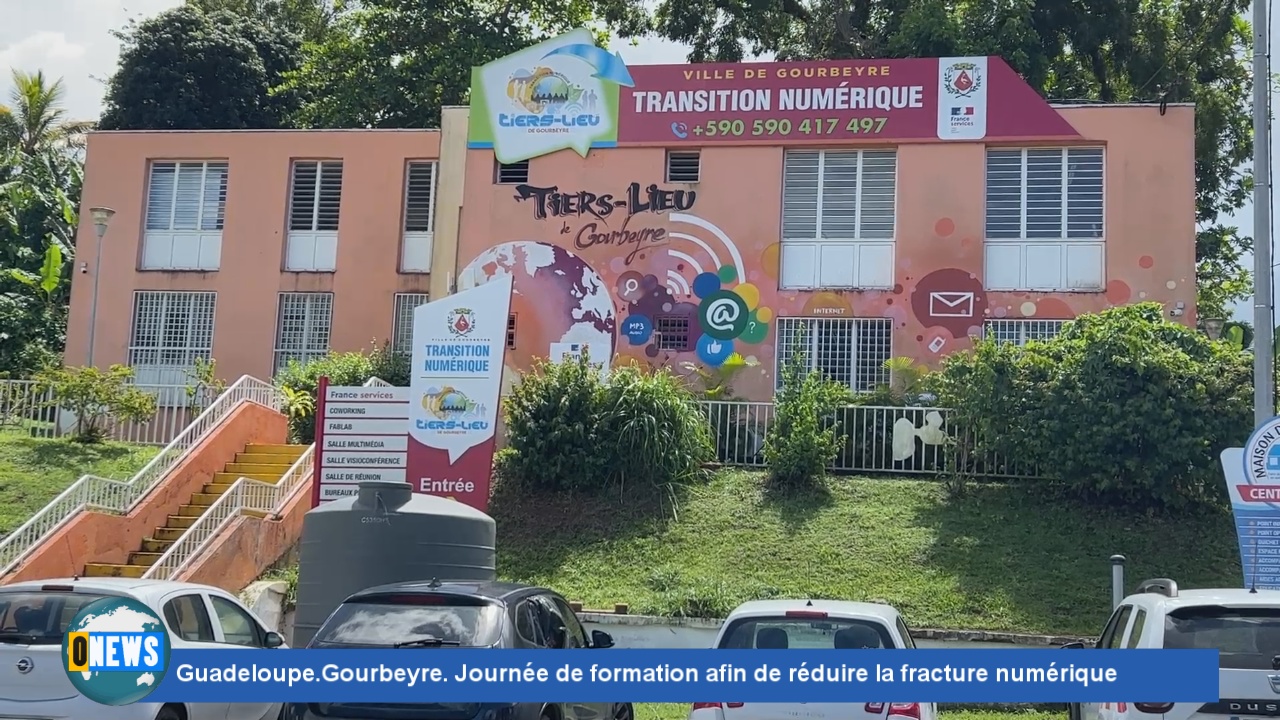 [Vidéo] Guadeloupe. Gourbeyre. Journée de formation afin de réduire la fracture numérique
