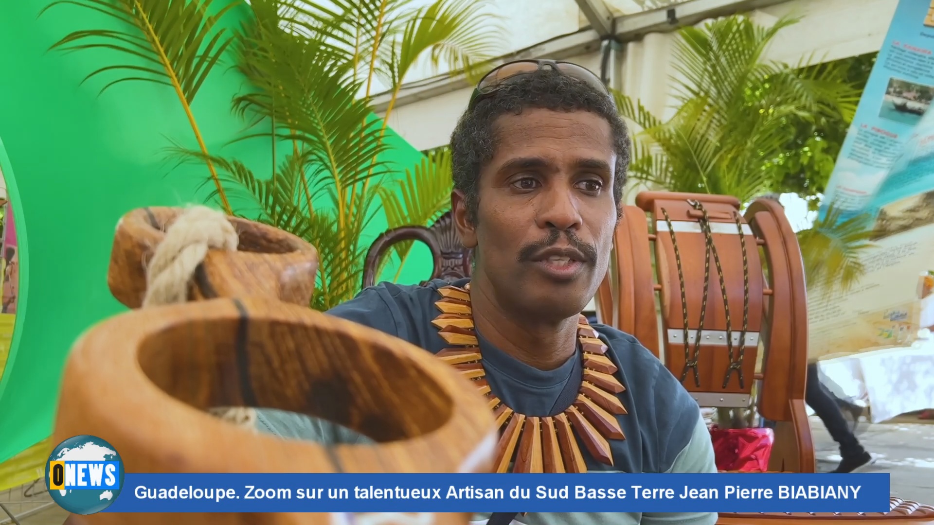[Vidéo] Guadeloupe. Zoom sur un talentueux Artisan du Sud Basse Terre Jean Pierre BIABIANY