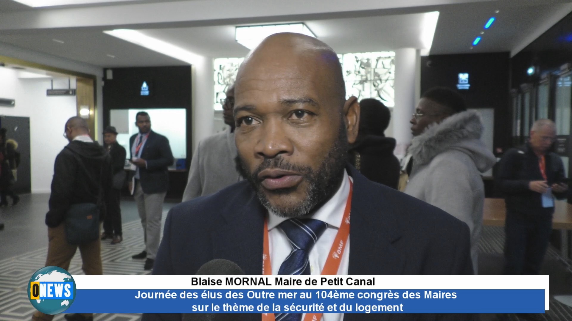[Vidéo] Congrès des Maires. Blaise MORNAL Maire de Petit Canal et Justin PAMPHILE Président de l Association des  Maires de Martinique