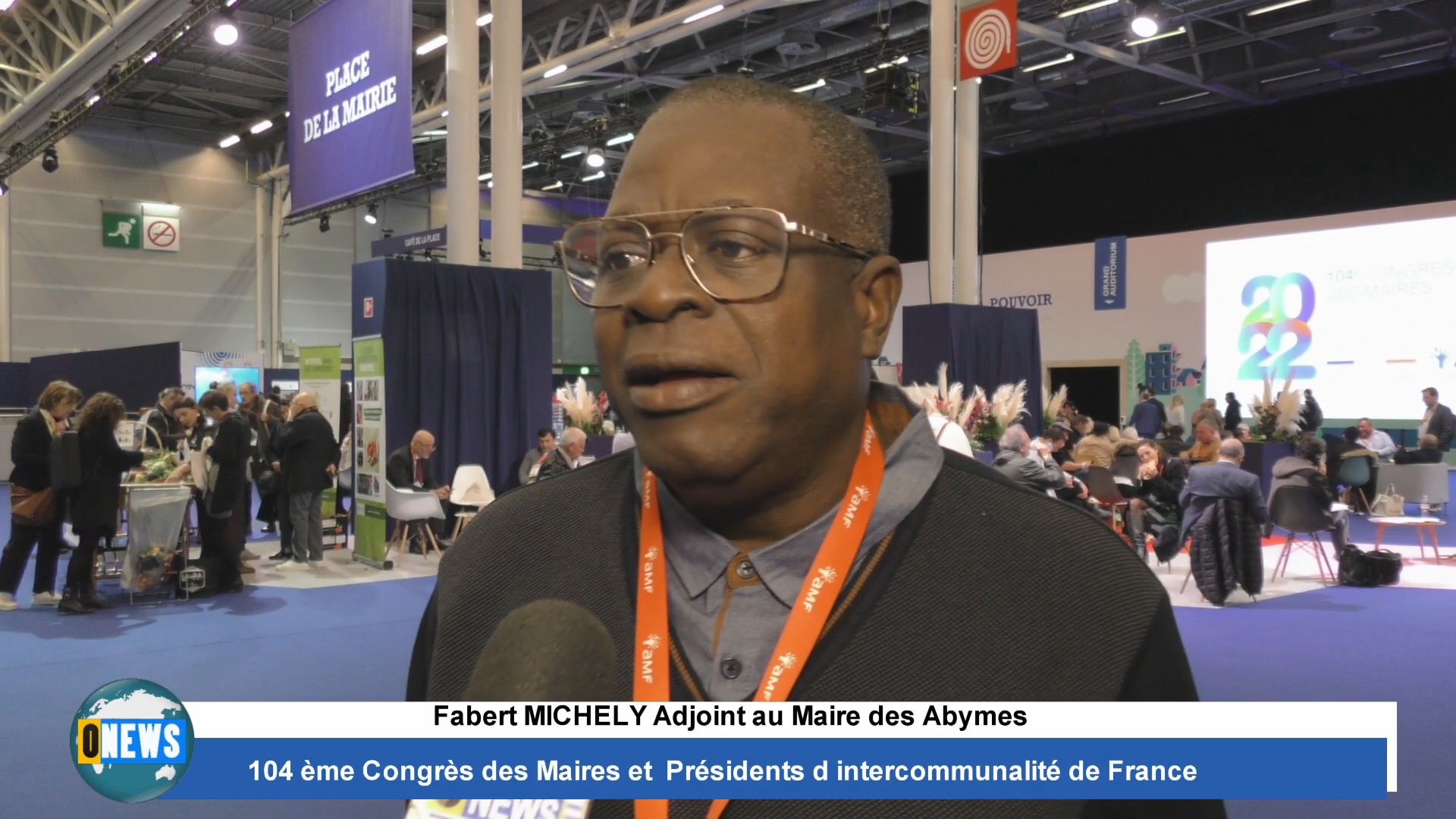 [Vidéo] Michely FABERT Maire Adjoint des Abymes au Congrès des Maires à Paris