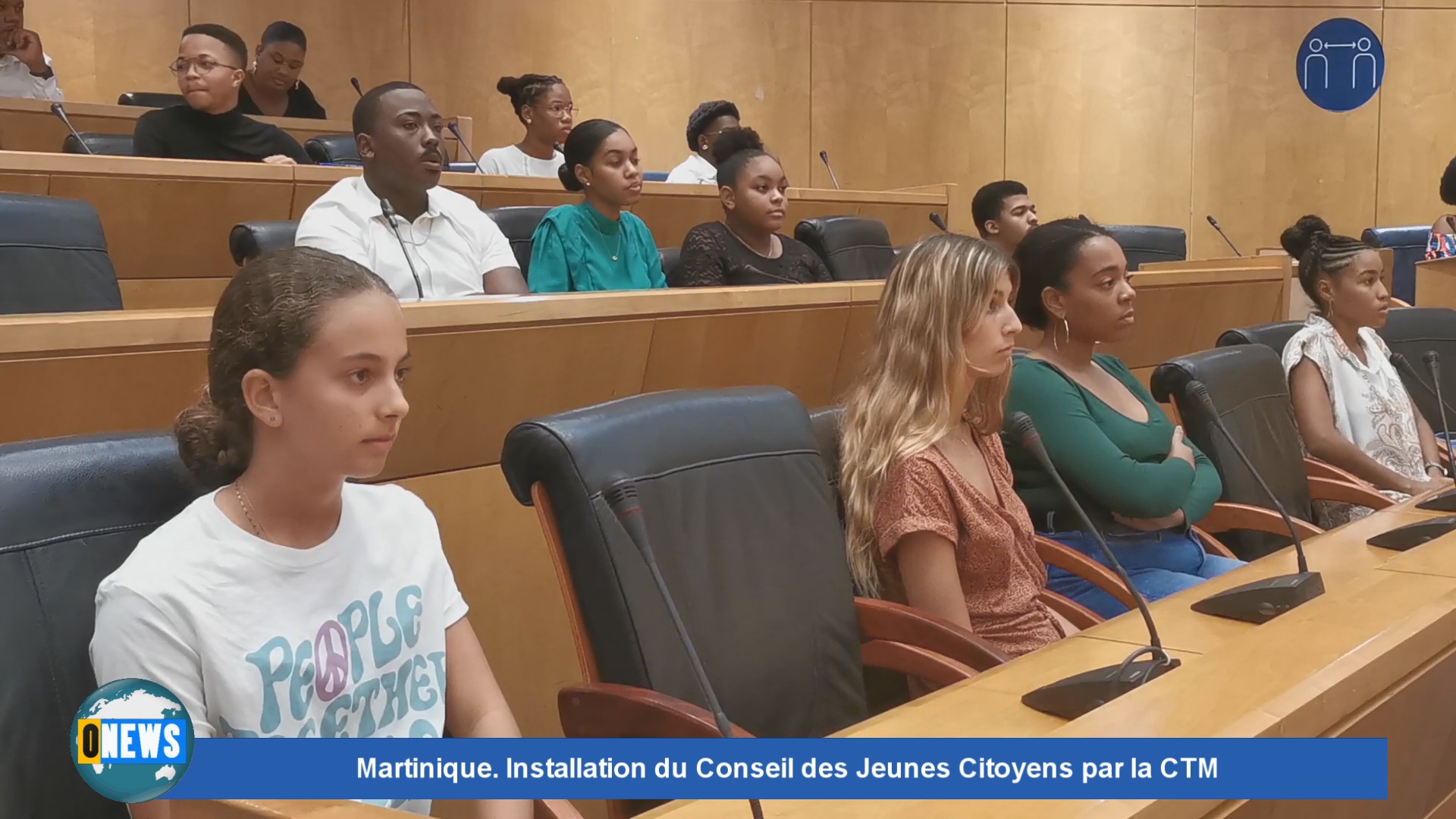 [Vidéo]Martinique. Installation du Conseil des jeunes citoyens par la Collectivité Territoriale