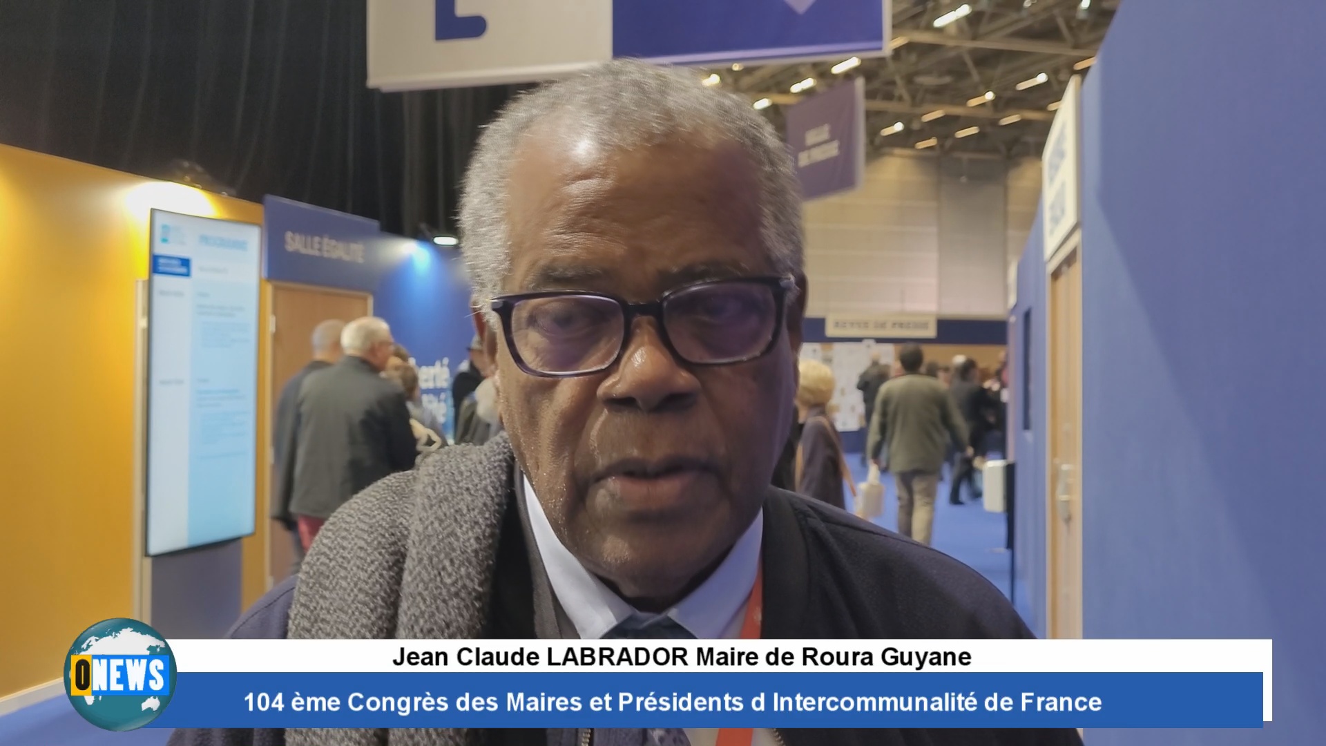 [Vidéo] 104 ème Congrès des Maires et Présidents d Intercommunalité de France Jean Claude LABRADOR Maire ROURA Guyane