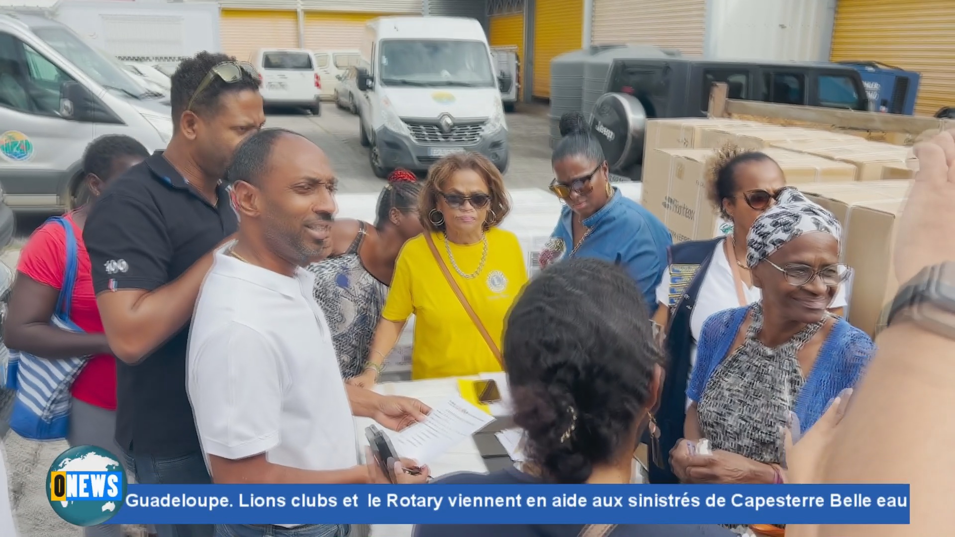 [Vidéo] Guadeloupe. Lions clubs et le Rotary viennent en aide aux sinistrés de Capesterre Belle eau