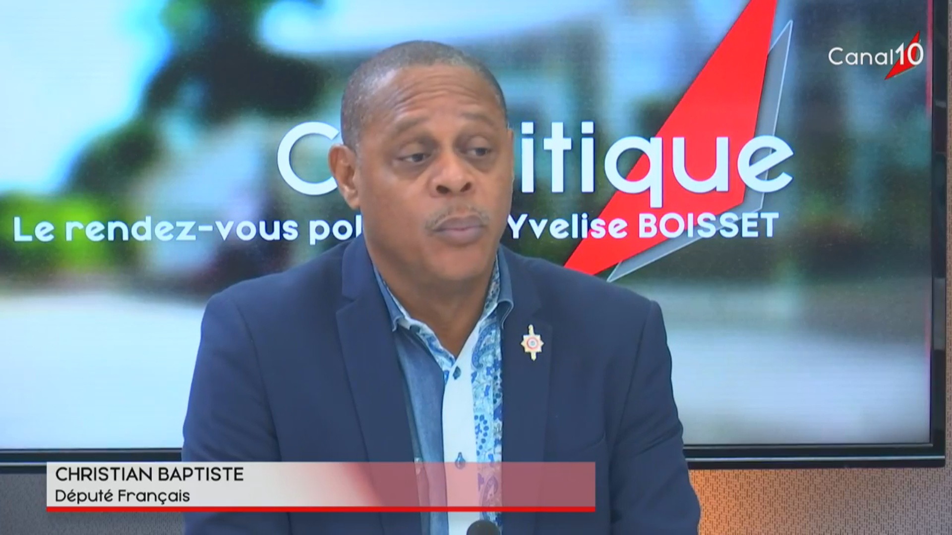 [Vidéo] Onews Guadeloupe. Christian BAOTISTE Député invité de C politique