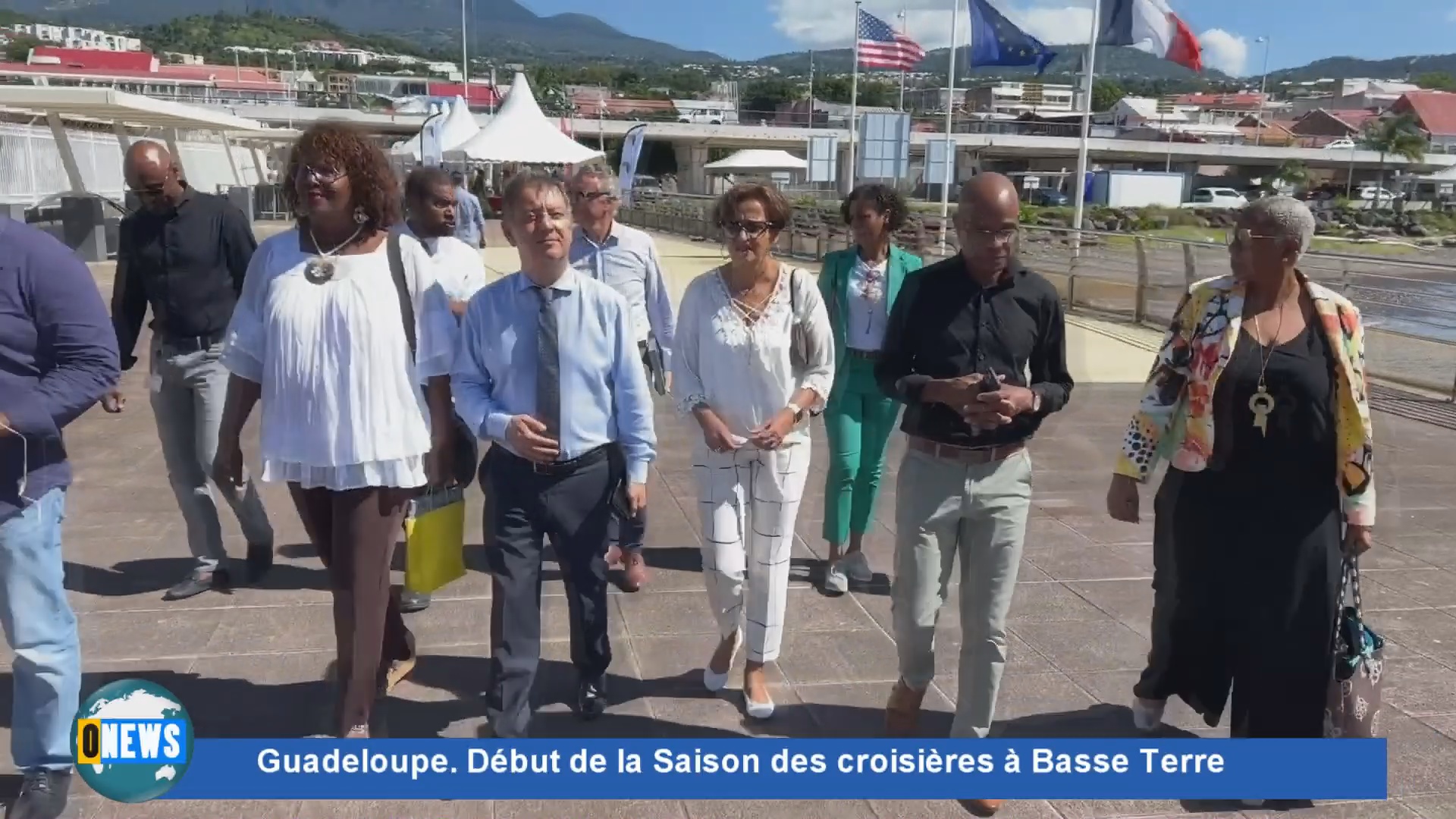 [Vidéo]Guadeloupe. Début de la Saison des croisières à Basse Terre