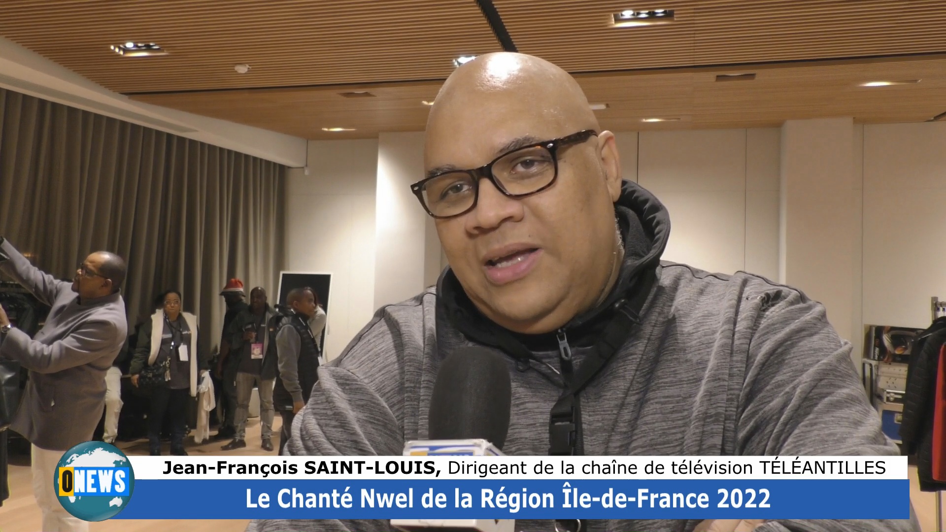 [Vidéo] Chanté Nwel à la Région Ile de France. Interview de Jean François SAINT LOUIS Gérant de Téléantilles