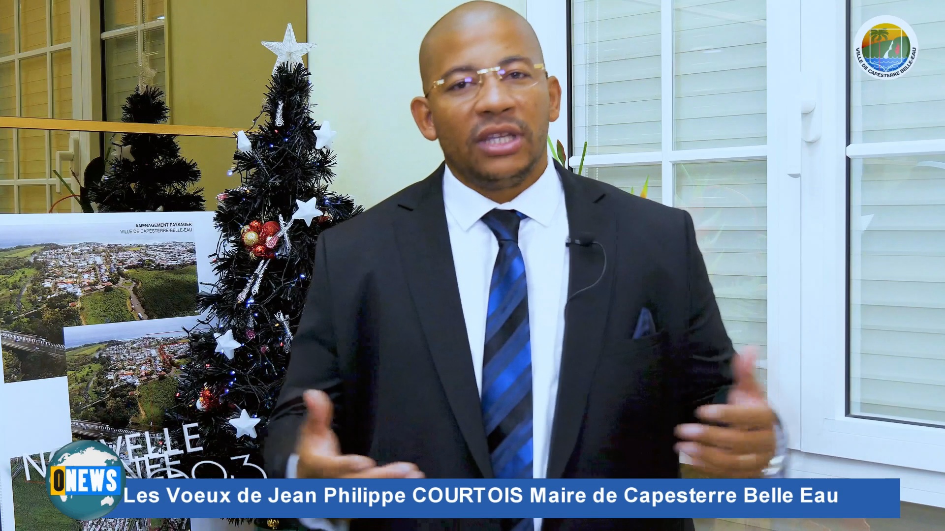 [Vidéo] Les voeux 2023 de Jean Philippe COURTOIS Maire de Capesterre Belle Eau