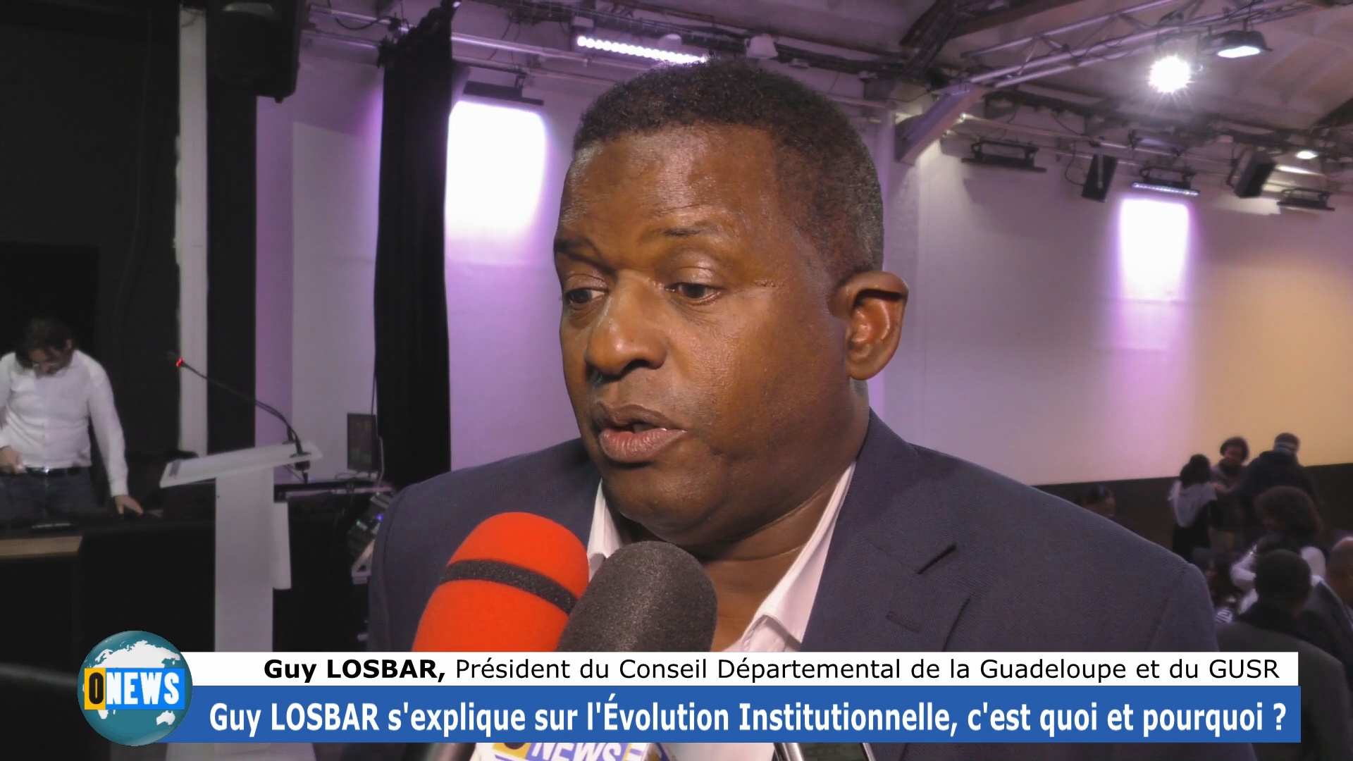 [Vidéo] Évolution institutionnelle.C est quoi et pourquoi. Conférence organisée à Paris par l association Accolade Réponse de Guy LOSBAR Président du Conseil départemental de Guadeloupe