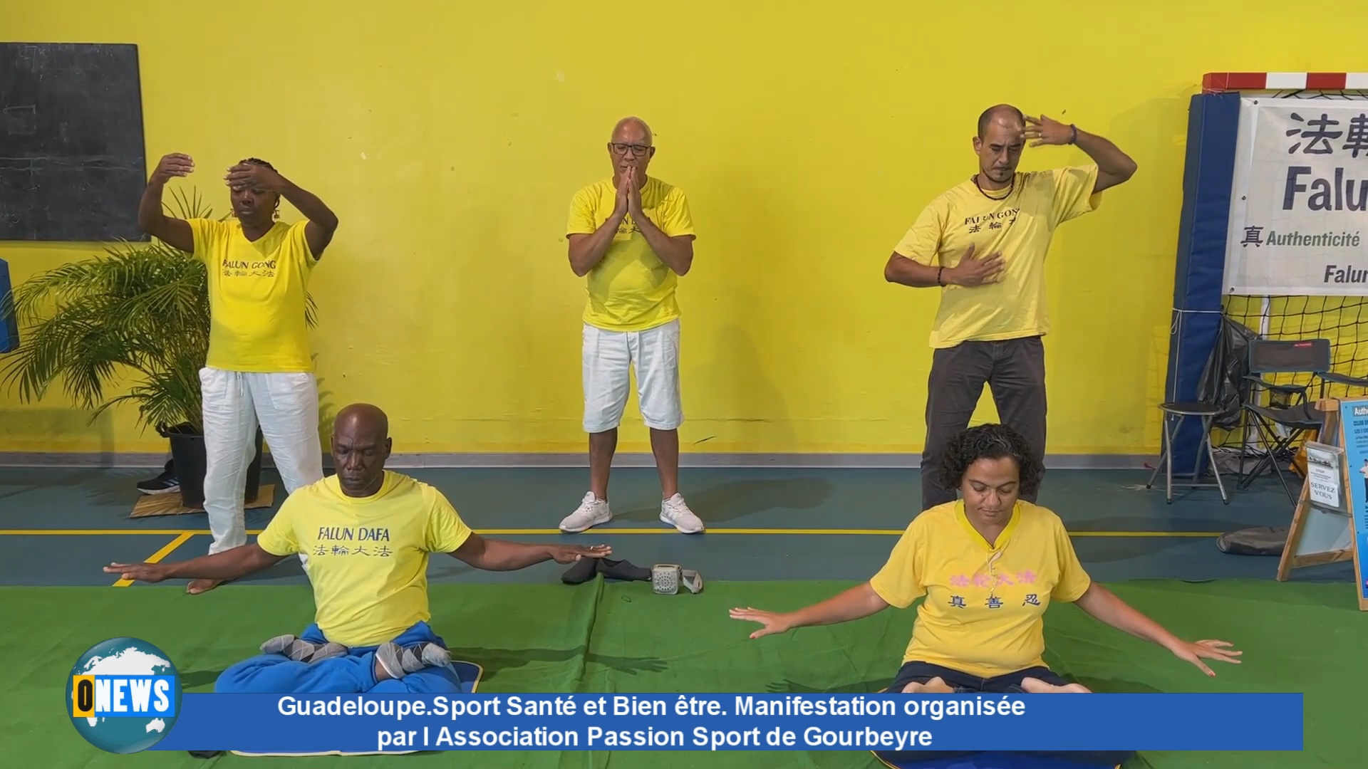 [Vidéo] Guadeloupe. Sport Santé et Bien être organisés par l Association Passion Sport de Gourbeyre.