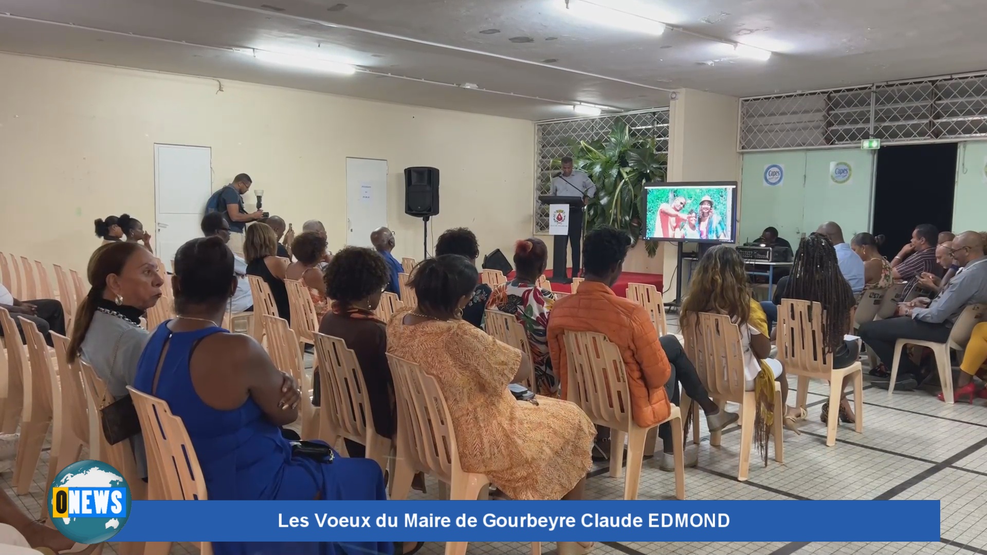 [Vidéo] Guadeloupe. Les Voeux du Maire de Gourbeyre Claude EDMOND