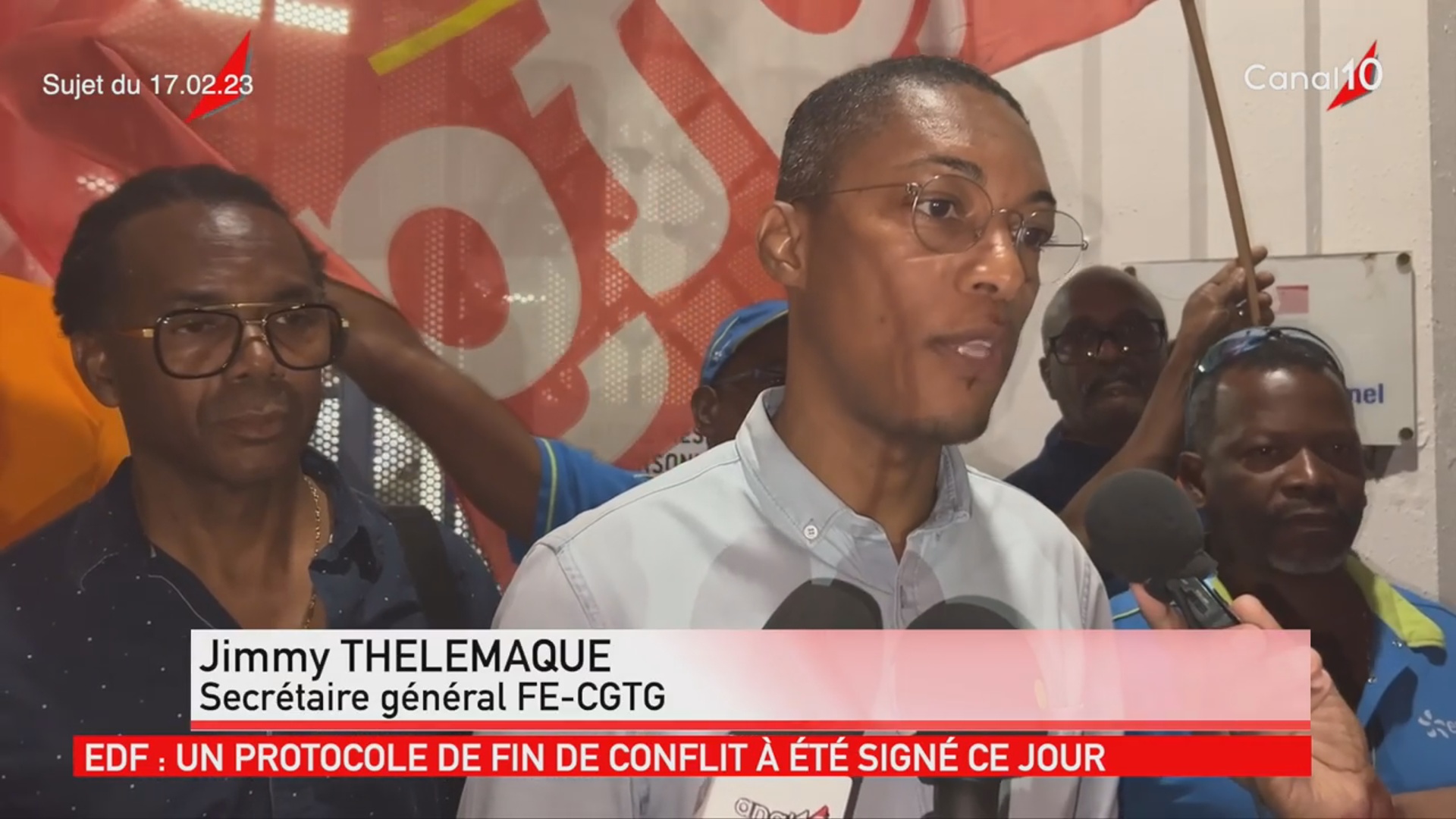 [Vidéo] Guadeloupe. Fin du conflit à EDF. Un protocole d accord a été signé