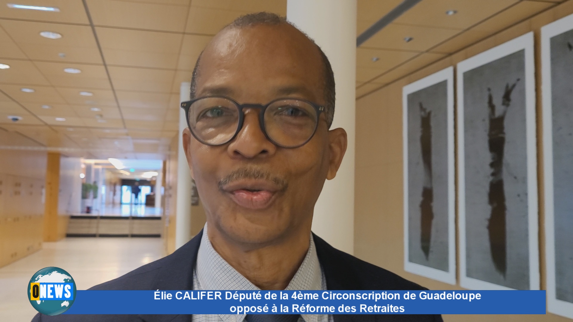 [Vidéo] Élie CALIFER Député de la 4ème Circonscription de Guadeloupe opposé à la Réforme des Retraites