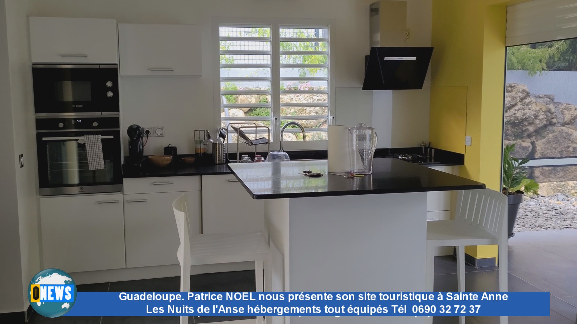 [Vidéo] Guadeloupe. Patrice NOEL nous parle de ses hébergements neufs situés à Sainte Anne pour votre prochain séjour