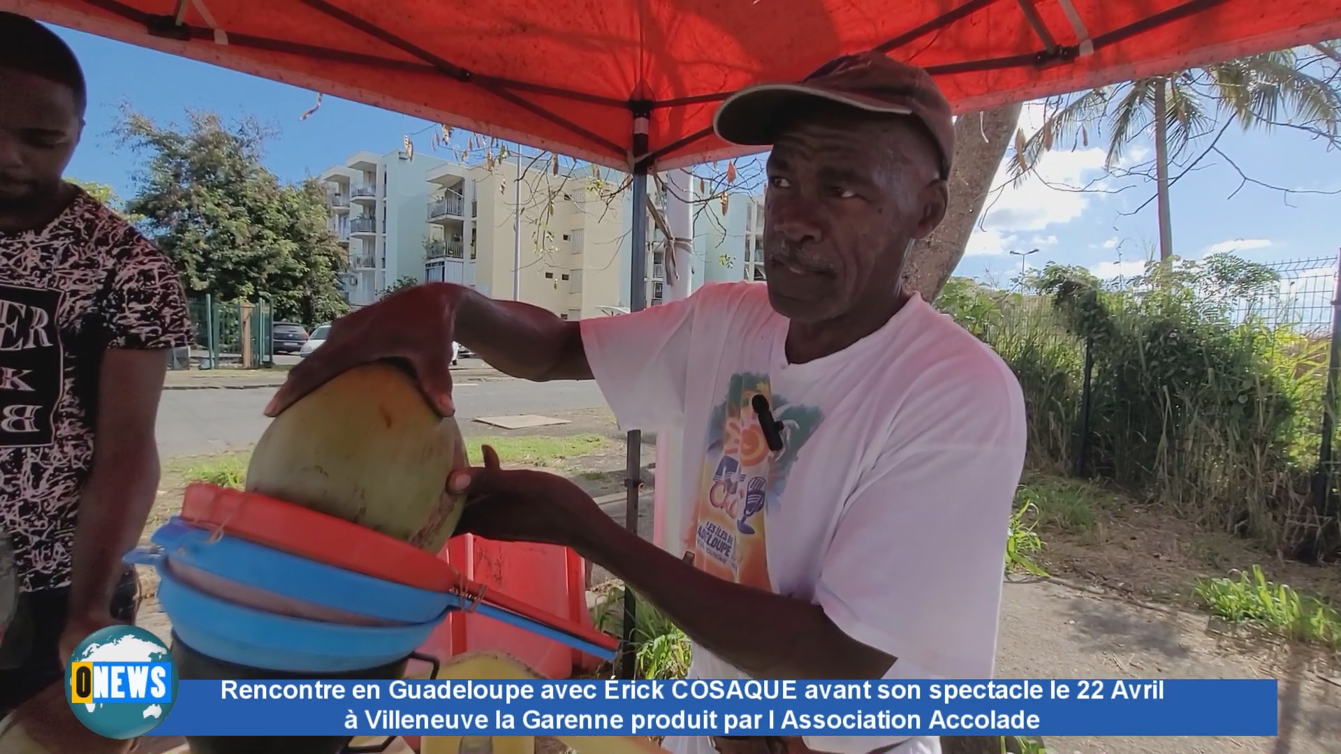 [Vidéo] Rencontre avec Érick COSAQUE en Guadeloupe avant son spectacle le 22 avril à Villeneuve la Garenne