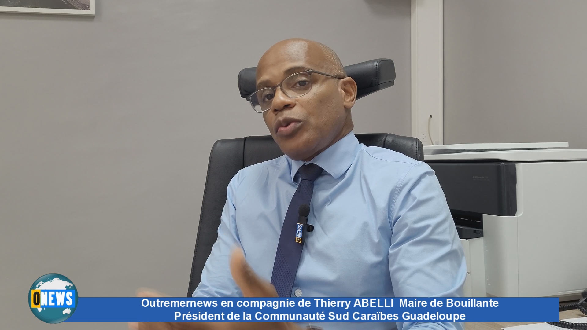 [Vidéo] Onews Guadeloupe. Rencontre avec Thierry ABELLI Maire de Bouillante et Président de la Communauté Grand sud Bass Terre