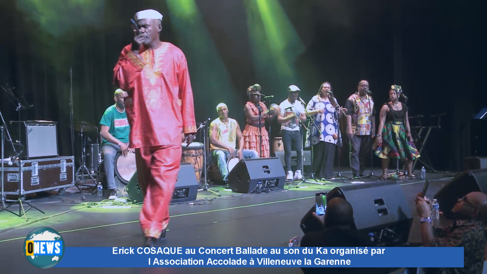 [Vidéo] Erick COSAQUE au Concert Ballade au son du Ka organisé par  l Association Accolade à Villeneuve la Garenne