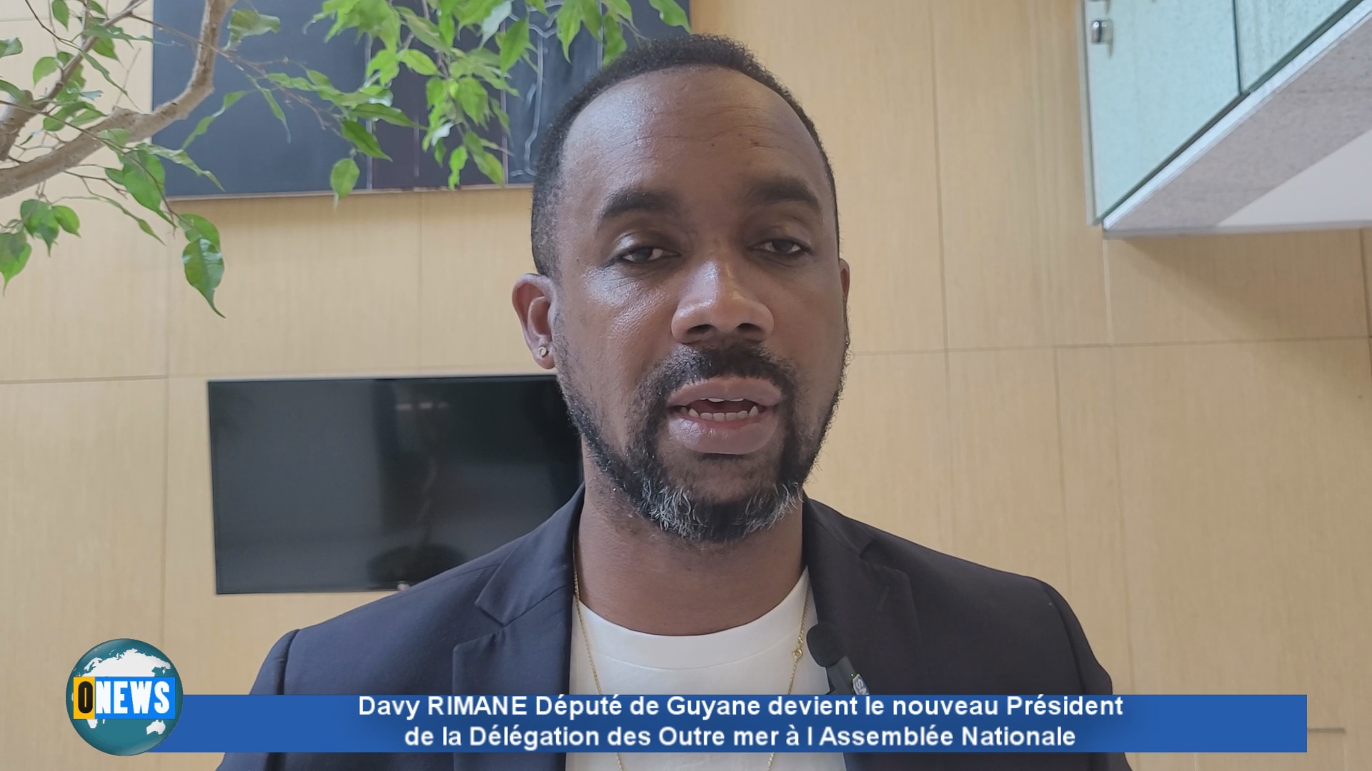 [Vidéo] Davy RIMANE Député de Guyane élu Président de la Délégation Outre mer à l Assemblée Nationale