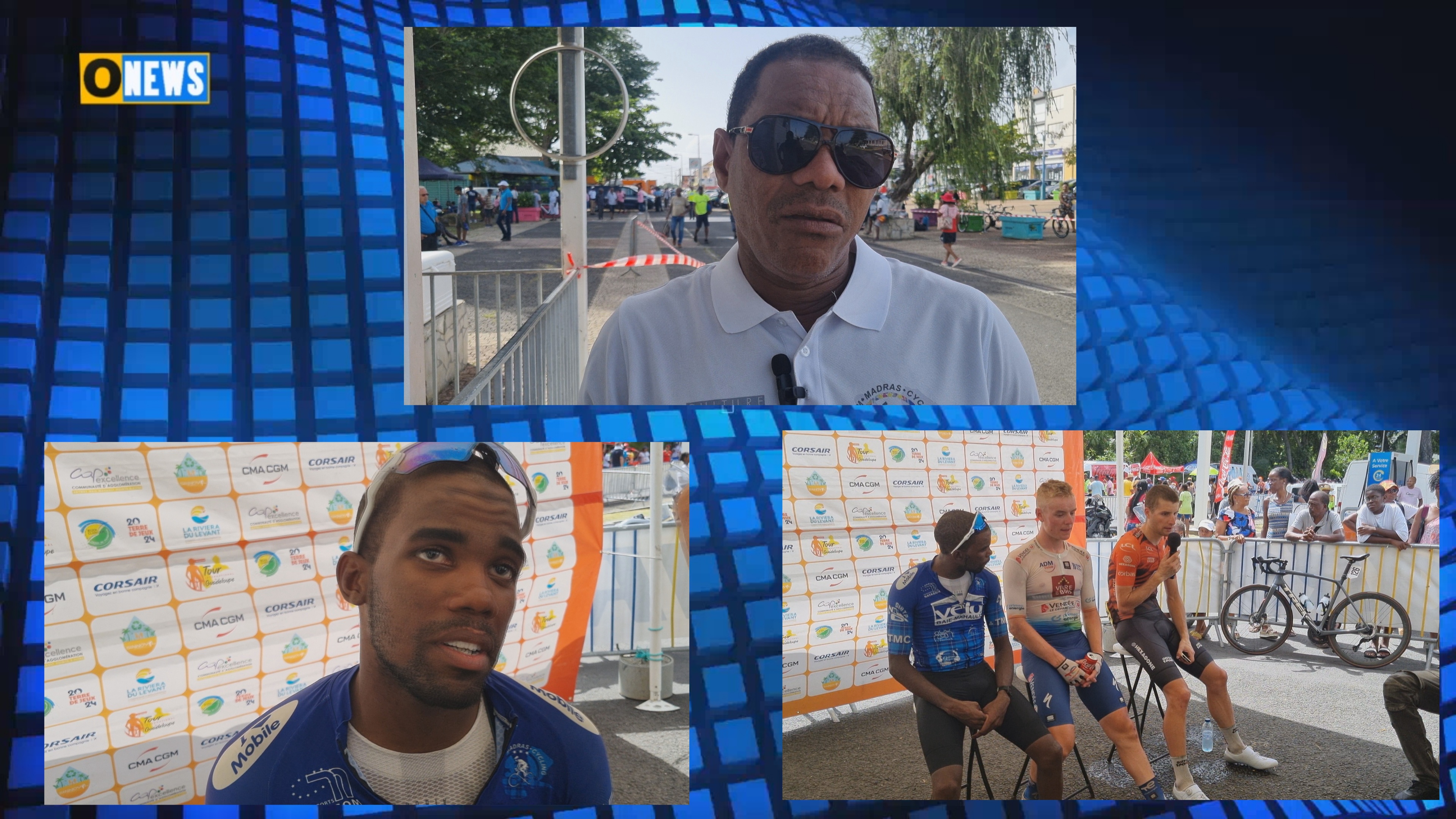[Vidéo] Onews Sports avec José DOUGLAS depuis la Guadeloupe sur le tour cycliste 2023