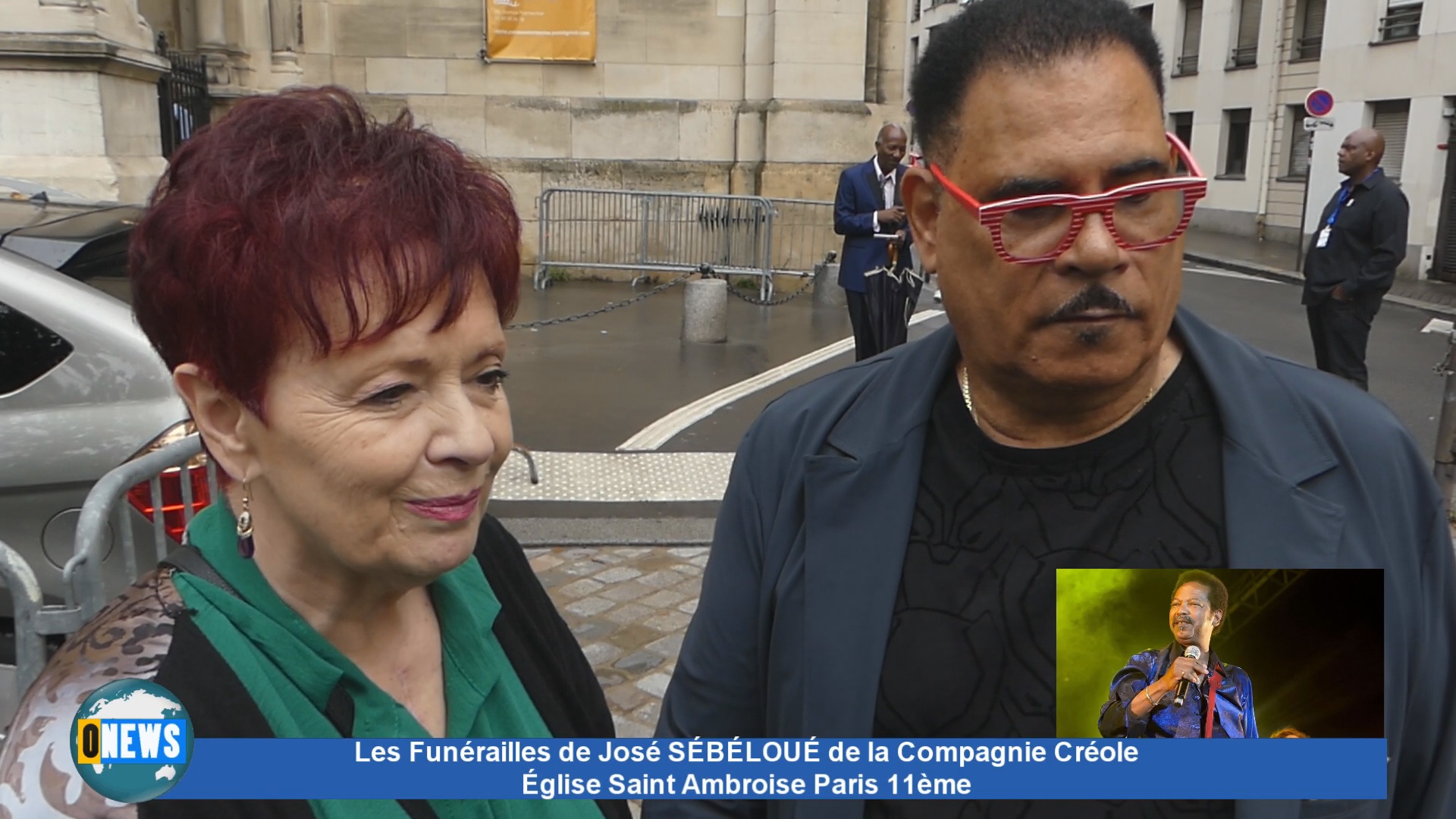 [Vidéo] Les Funérailles de José SÉBÉLOUÉ de la Compagnie Créole. Église Saint Ambroise à Paris 11ème