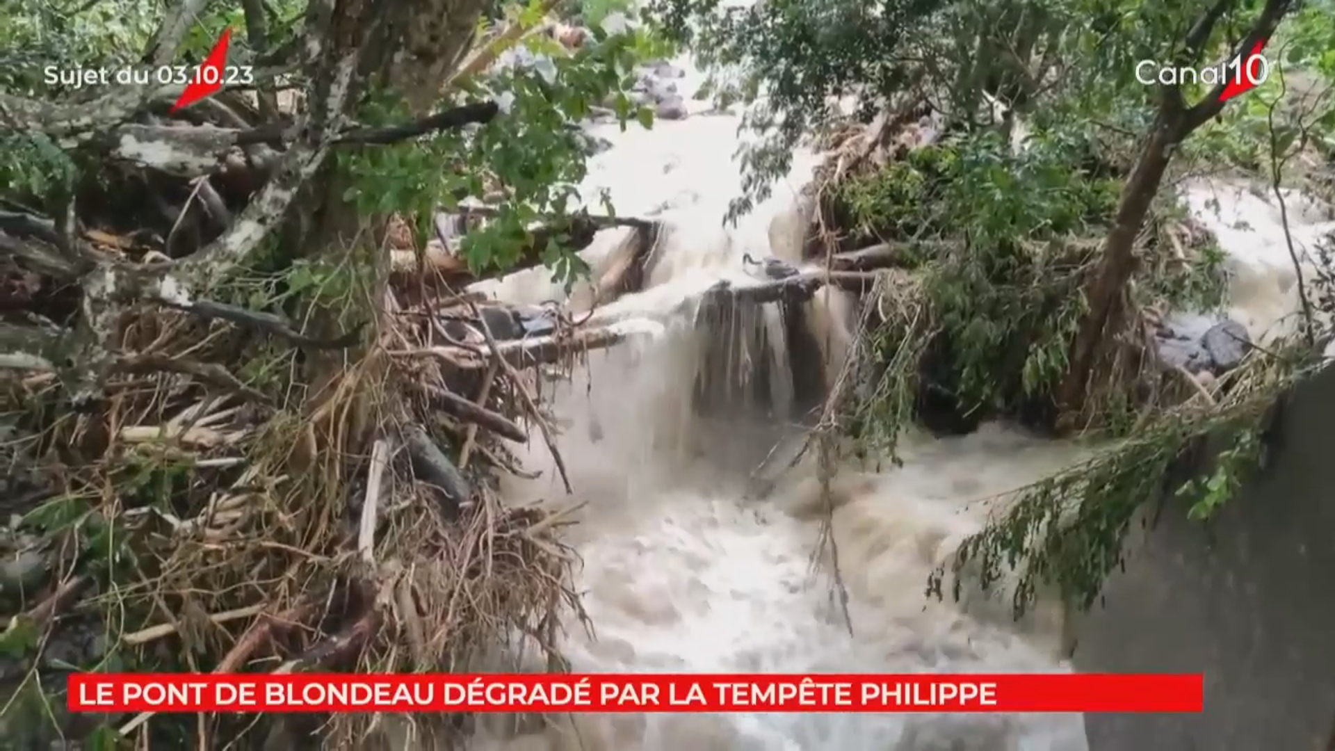 Onews Guadeloupe. Edition spéciale Jt tempête tropicale Philippe Canal 10