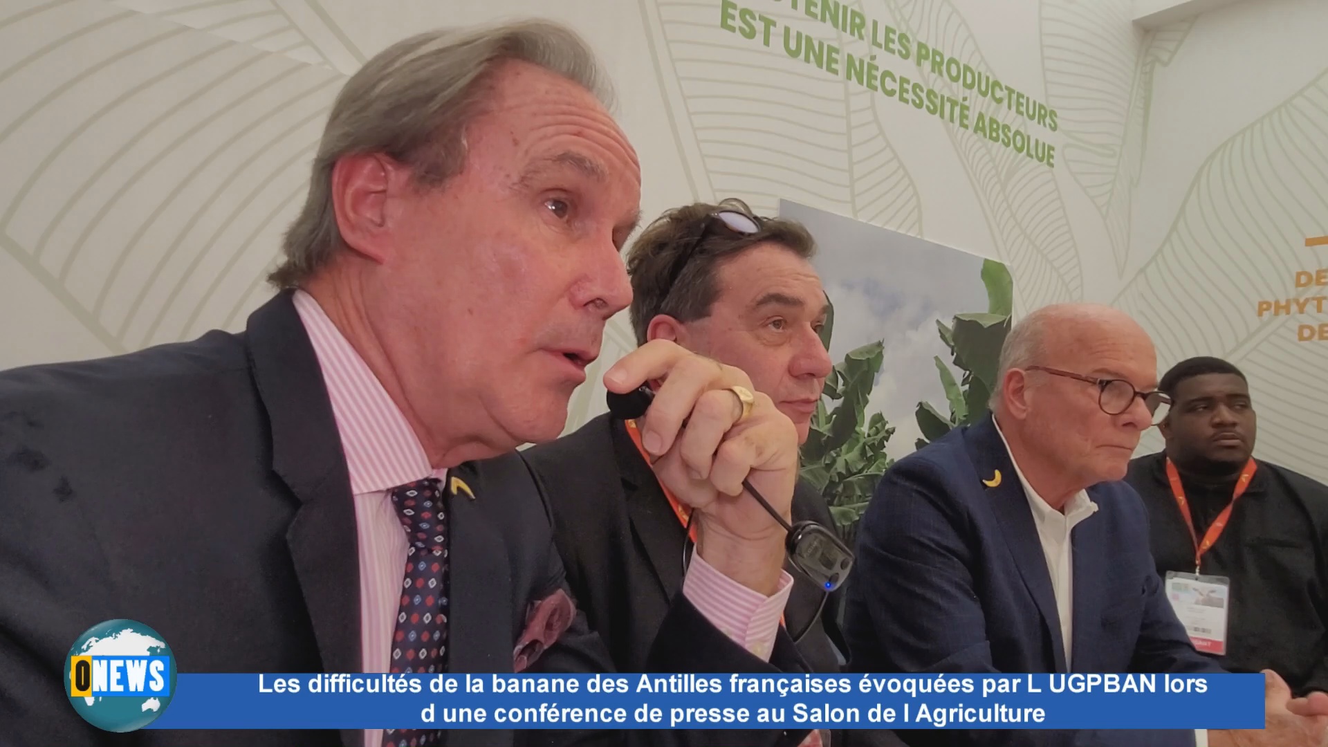 [Vidéo] Les difficultés de la banane des Antilles françaises évoquées au Salon de l agriculture