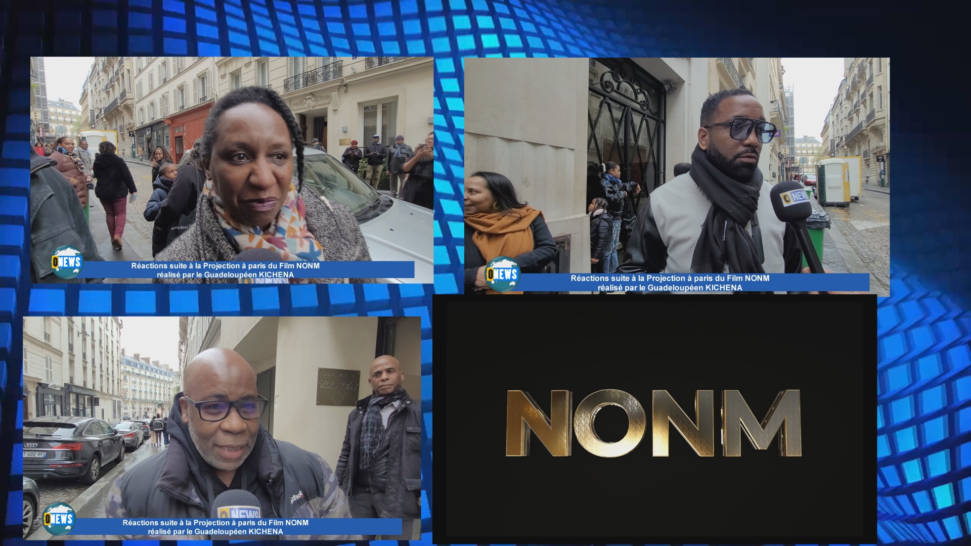 news Hexagone. Réactions après la projection du Film NONM réalisé par KICHENA à Paris