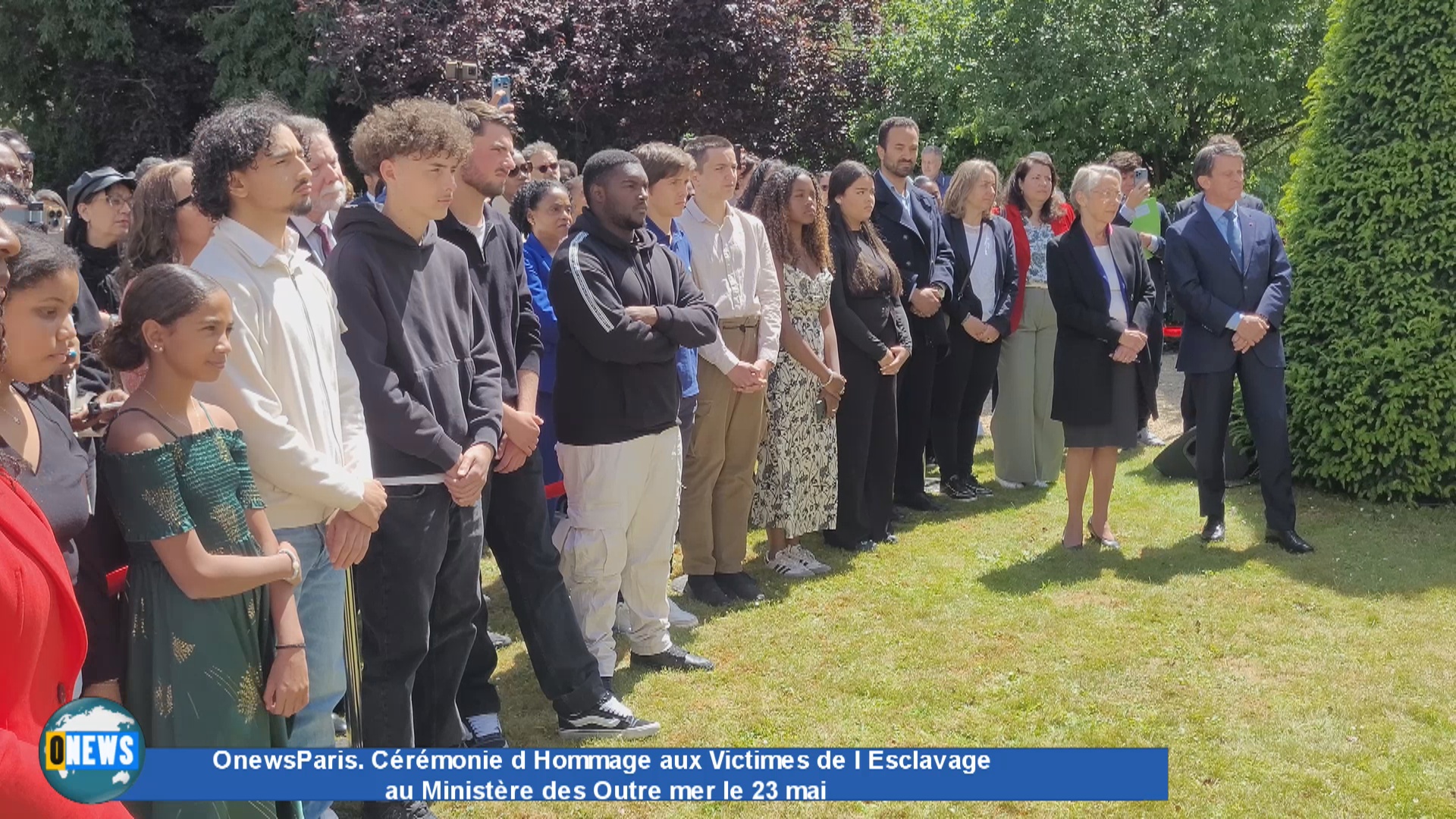 OnewsParis. Cérémonie d Hommage aux Victimes de l Esclavage au Ministère des Outre mer le 23 mai