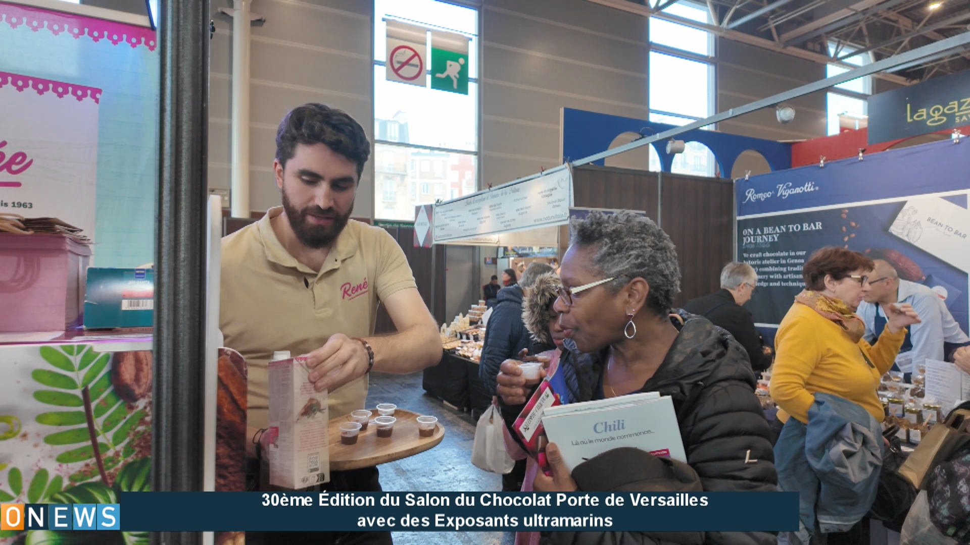 Onews. 30ème Édition du Salon du Chocolat Porte de Versailles avec des Exposants ultramarins. (Chocolat Renée)