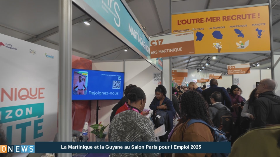 Onews. La Martinique et la Guyane au salon Paris pour l Emploi 2025 Place Concorde (1er reportage)