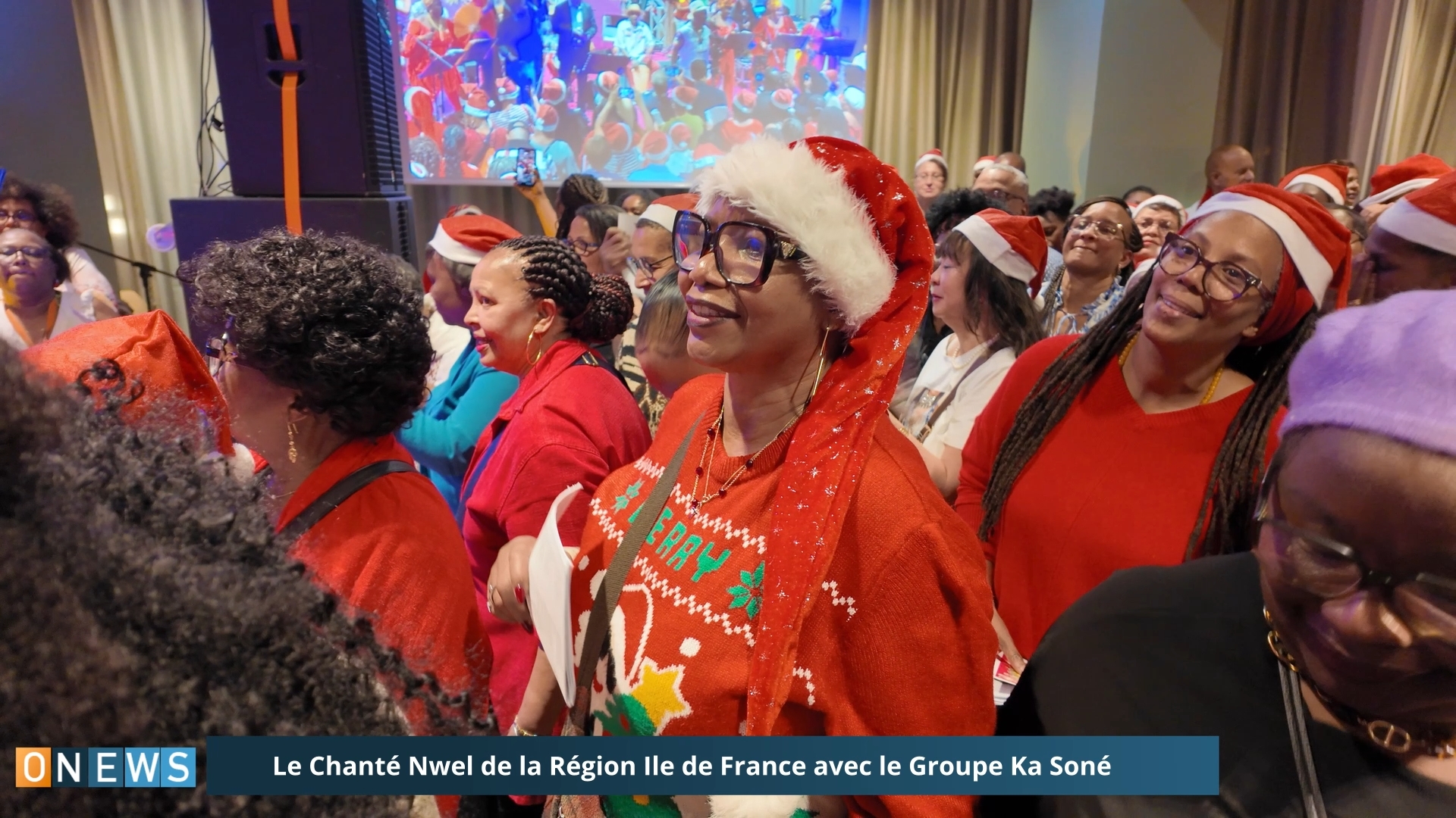 Onews. Le Chanté Nwel de la Région Ile de France avec le Groupe Ka Soné (1er Reportage)