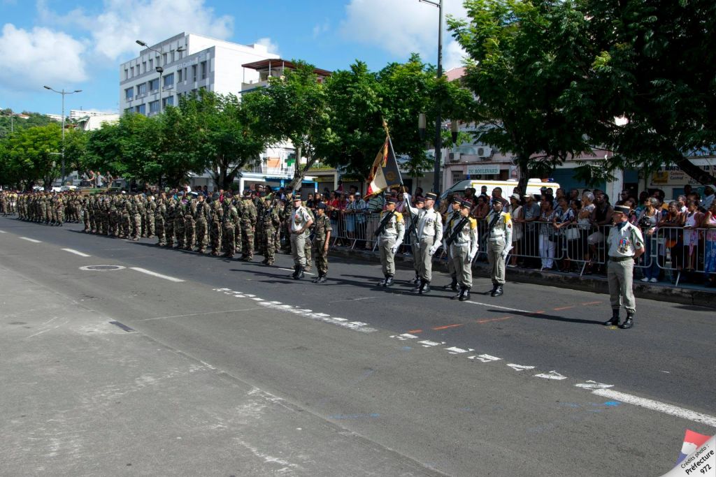 MARTINIQUE. Cérémonie du 14 juillet