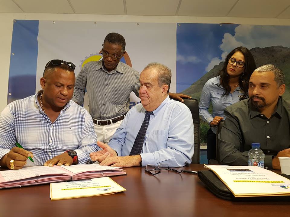 GUADELOUPE. Signature d’autorisation de circuler.