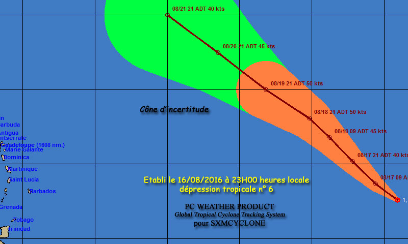 Naissance de l’onde tropicale n° 6, elle ne devrait pas menacer les Antilles françaises