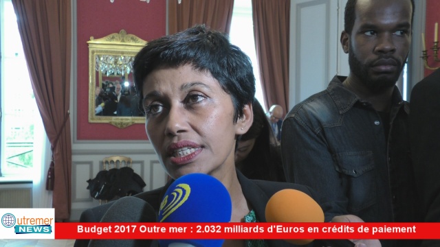 [Vidéo] HEXAGONE. Présentation du budget 2017 Outre mer, 2.032 milliards de crédits de paiement.