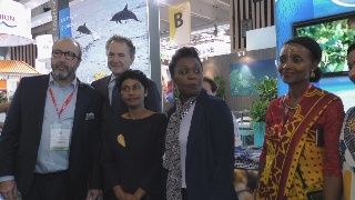 [Vidéo] HEXAGONE. Visite de la Ministre des Outre mer Ericka BAREIGTS au salon Top resa