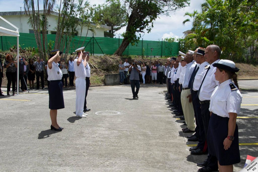 MARTINIQUE. Cérémonie de remise de la médaille d’honneur des douanes.