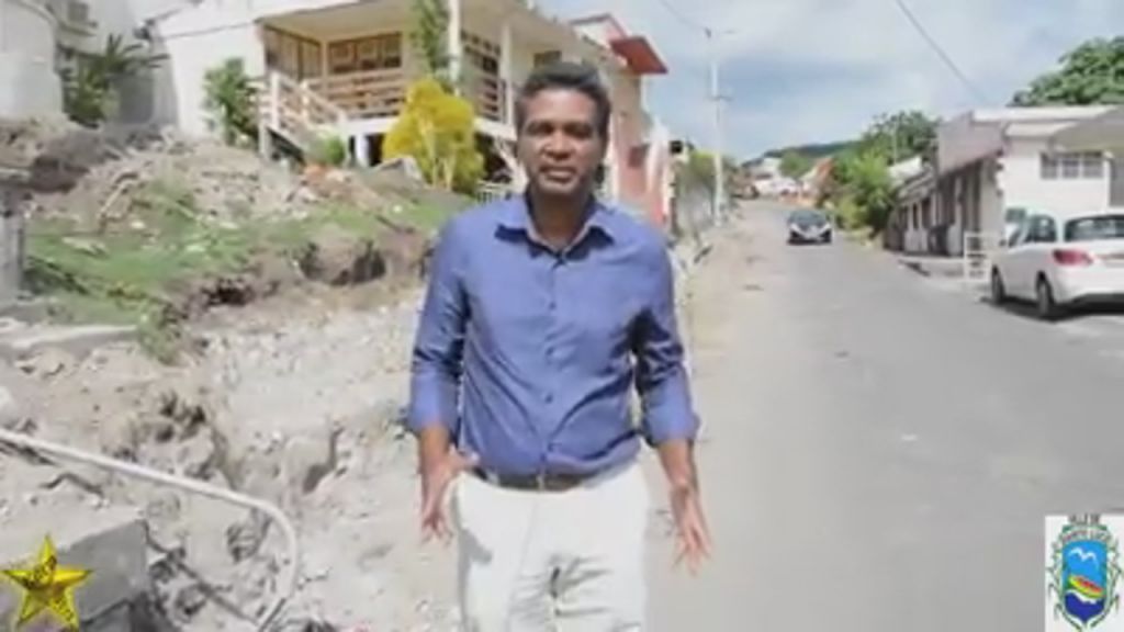 [Vidéo] MARTINIQUE. Elargissement entrée Bourg Est à Sainte Luce,  Le Maire Nicaise Monrose demande aux usagers de respecter la signalisation pendant la période des travaux.