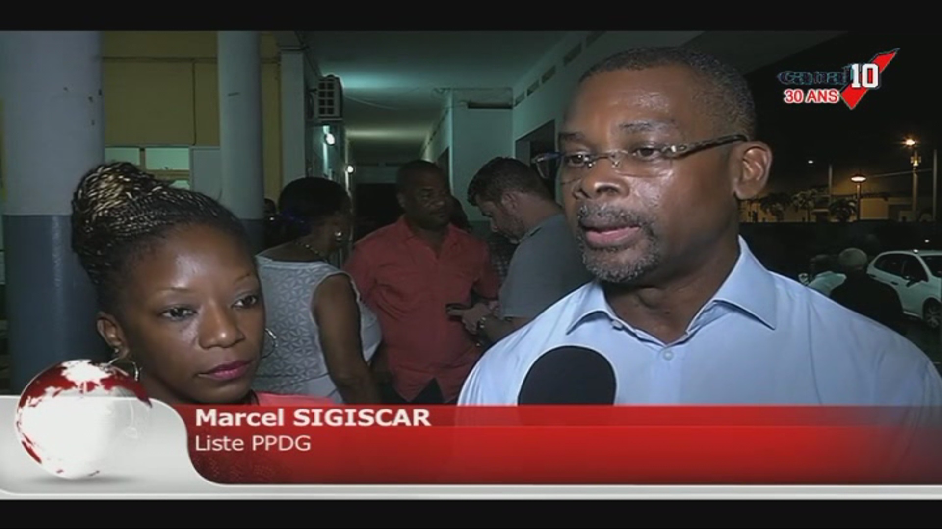 [Vidéo]GUADELOUPE. Elections départementales : victoire du binôme SIGISCAR / ENJARIC. Reportage canal 10