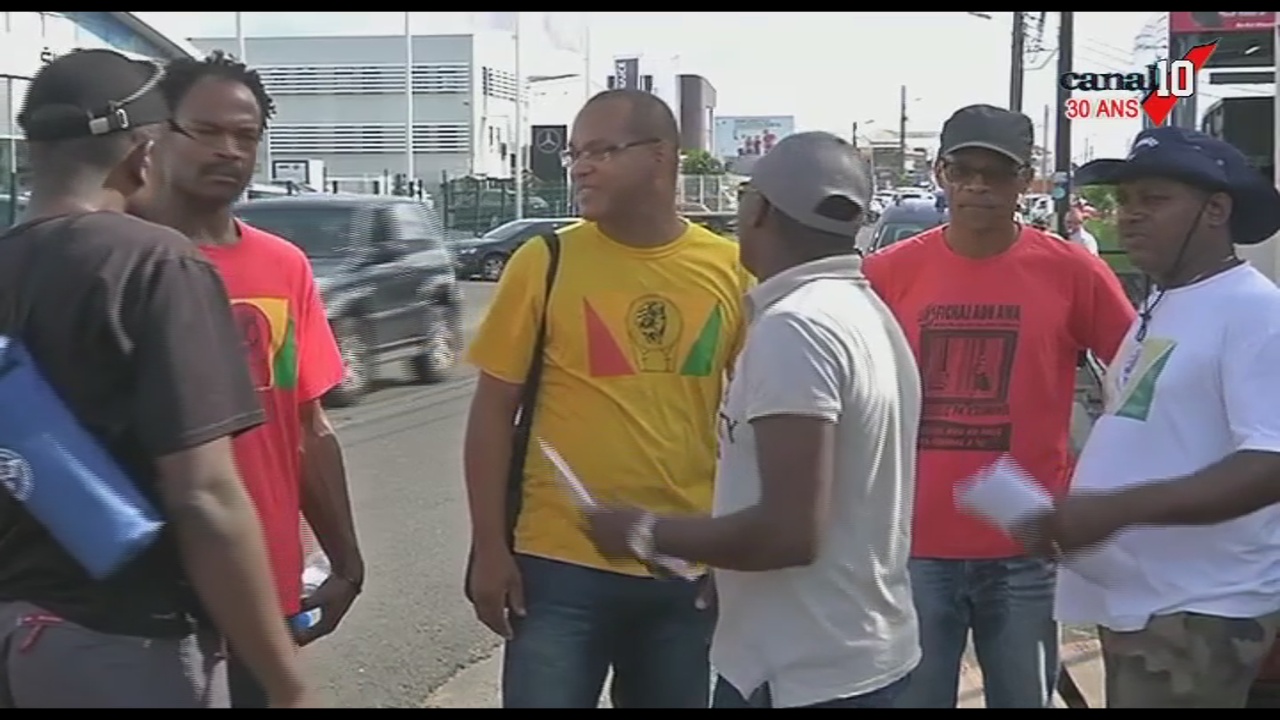 [Vidéo]GUADELOUPE. Mouvement de grève dans plusieurs entreprises. Images canal 10