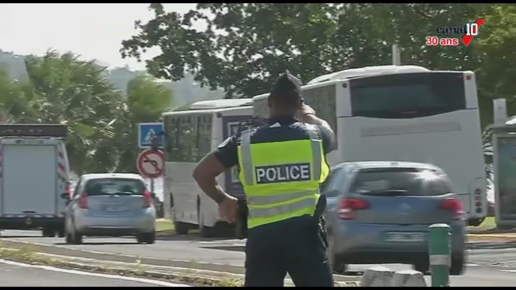 [vidéo]GUADELOUPE. de nombreux contrôles routiers. (canal 10)