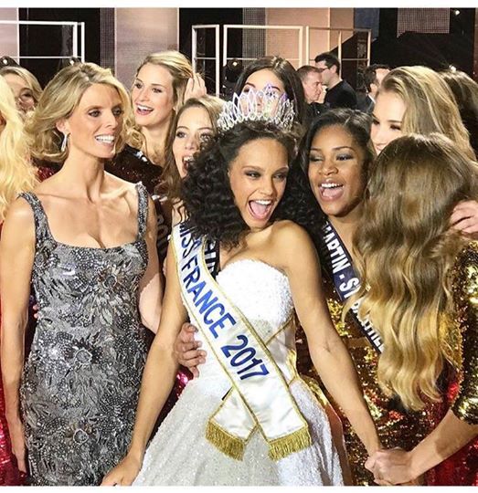 HEXAGONE. Alicia AYLIES originaire de la Guyane a été élue Miss France 2017.
