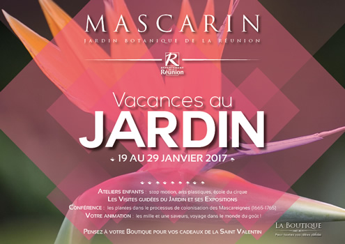 [Vidéo]REUNION. Atelier vacances à Mascarin jardin botanique