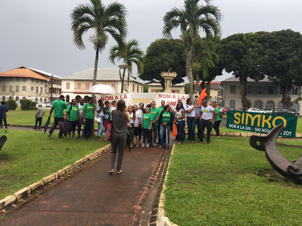 GUYANE. Mouvement social au sein de SIMKO. (Correspondance Joaquim KARAM)