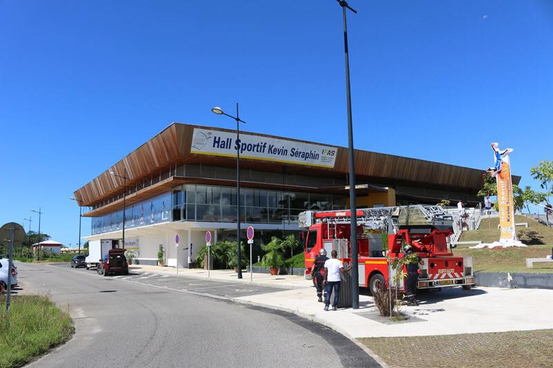 GUYANE. Inauguration ce jour du nouveau hall Sportif Kevin Seraphin