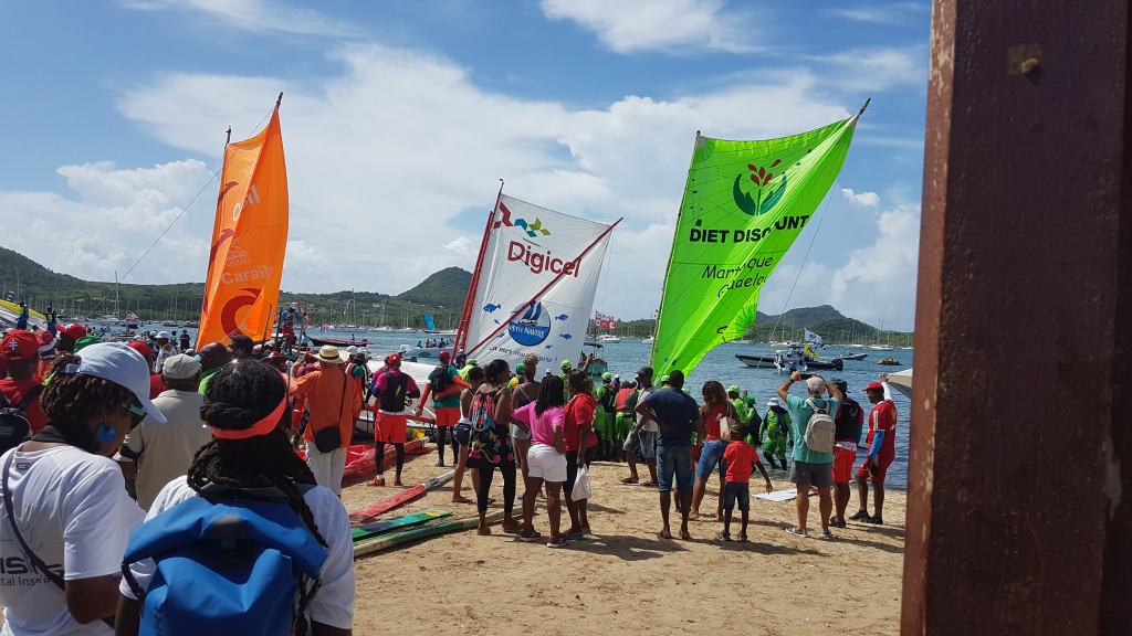 MARTINIQUE. Réception des coursiers et organisateurs du 33ème Tour de Martinique des Yoles Rondes