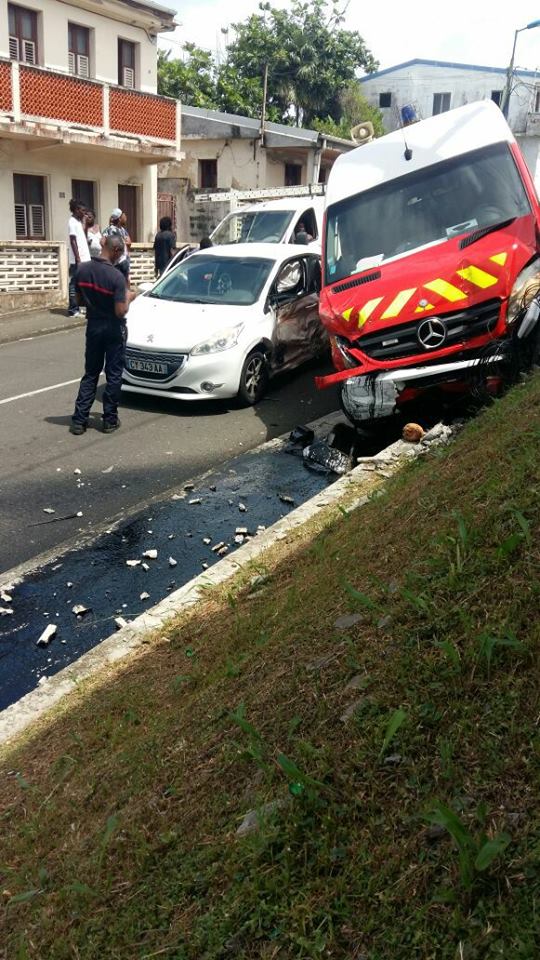 MARTINIQUE. Accident de la circulation à Basse Pointe