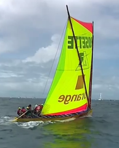 MARTINIQUE GFA COTTEREL  remporte la dernière etape tour des yoles de la Martinique. 22ème UFR Chanflor la yole ROSETTE ORANGE remporte cette 33ème edition