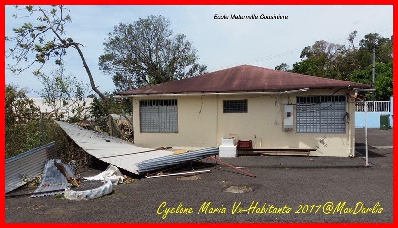 OURAGAN MARIA. Aramice ARBAUD Maire de Vieux habitants parle des dégâts causés par Maria.